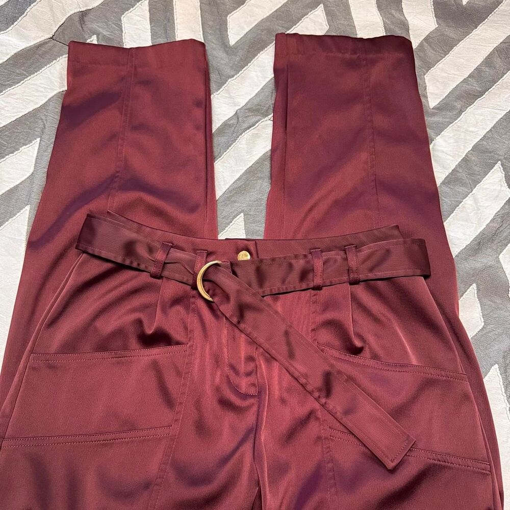 Forever-21 Women's Burgundy Pants